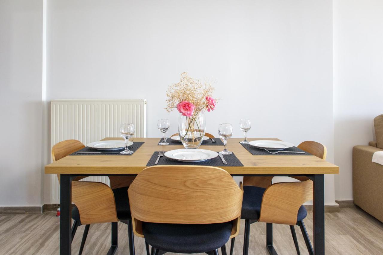 Almyros Aktis Seaview Apartment กาลามาตา ภายนอก รูปภาพ