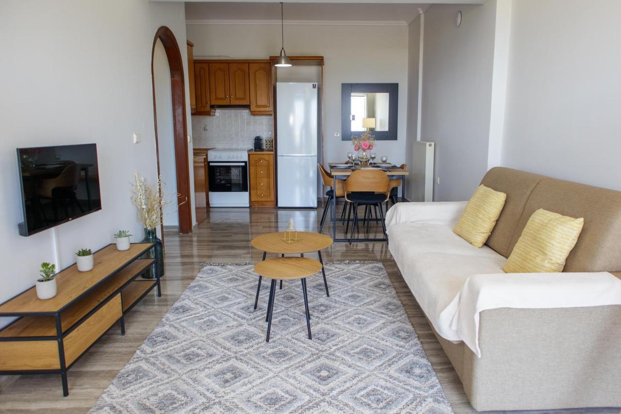 Almyros Aktis Seaview Apartment กาลามาตา ภายนอก รูปภาพ