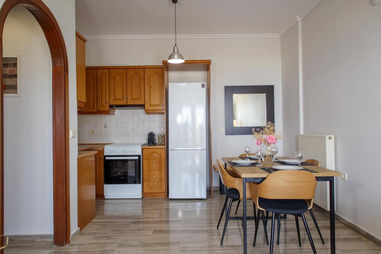 Almyros Aktis Seaview Apartment กาลามาตา ภายนอก รูปภาพ