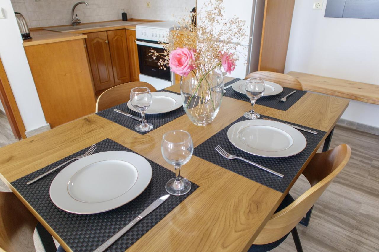 Almyros Aktis Seaview Apartment กาลามาตา ภายนอก รูปภาพ